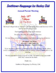 2026-2027 Annual Parent Meeting